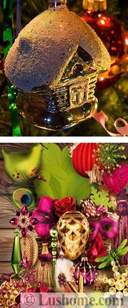 traditional christmas decorations retro styles