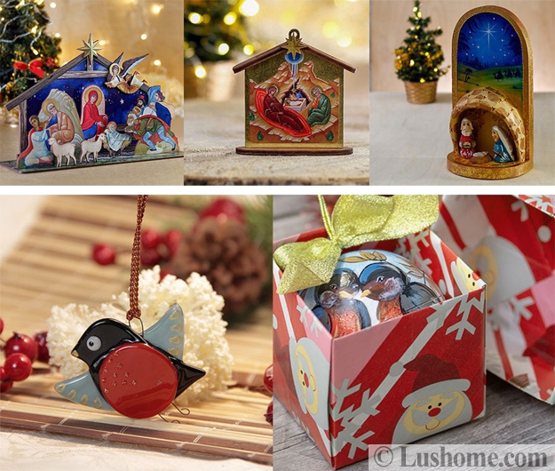 traditional christmas decorations retro styles