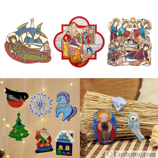 traditional christmas decorations retro styles