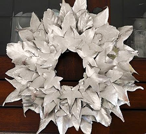 silver holiday decorations