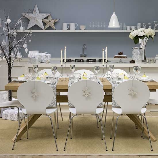 silver holiday decorations