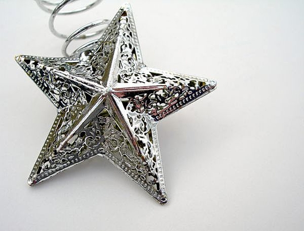 silver holiday decorations