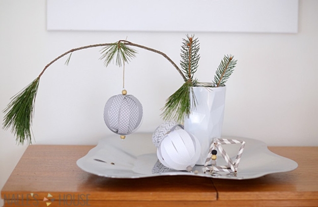 silver holiday decorations