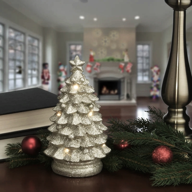 silver holiday decorations