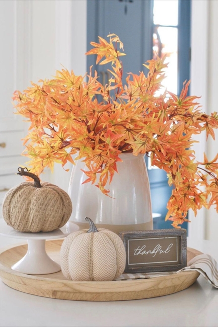 elegant fall decorations natural thanksgiving table centerpieces