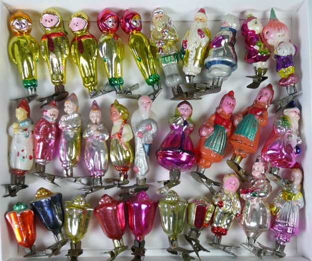 beautiful christmas ornaments retro styles