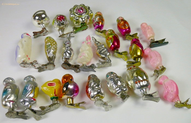 beautiful christmas ornaments retro styles