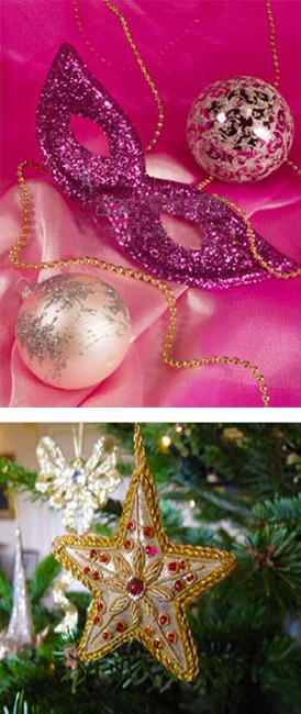 beautiful christmas ornaments retro styles