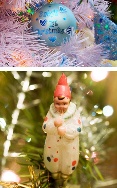 beautiful christmas ornaments retro styles