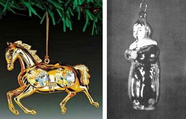 beautiful christmas ornaments retro styles