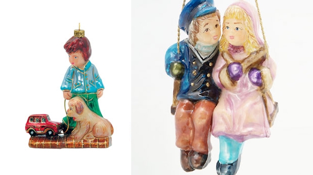 whimsical holiday tree ornaments glass