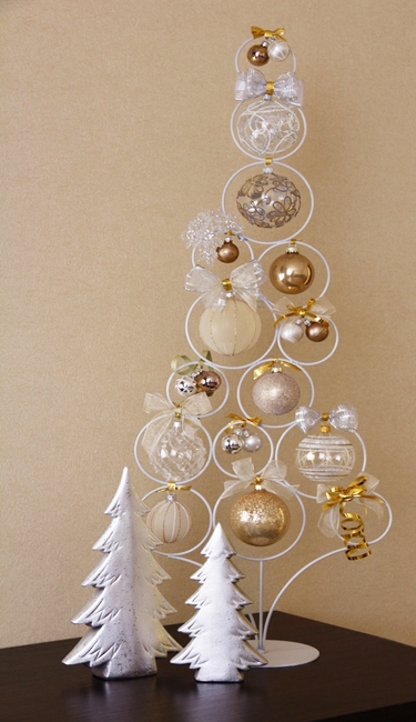 miniature holiday trees table decorations