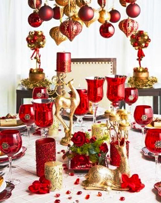 golden decorations winter holiday decorating themes