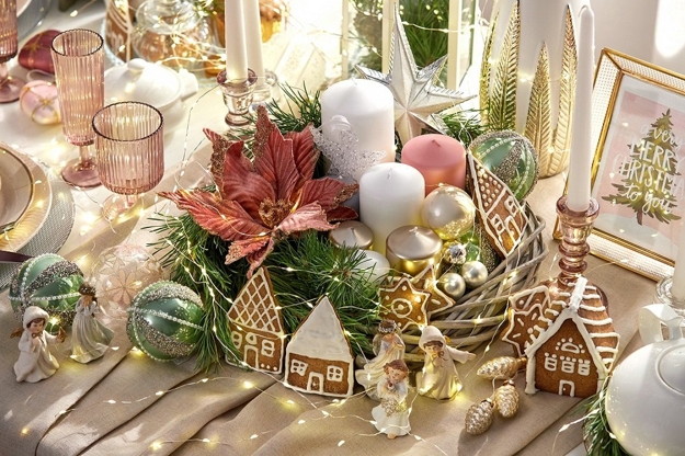 golden decorations winter holiday decorating themes