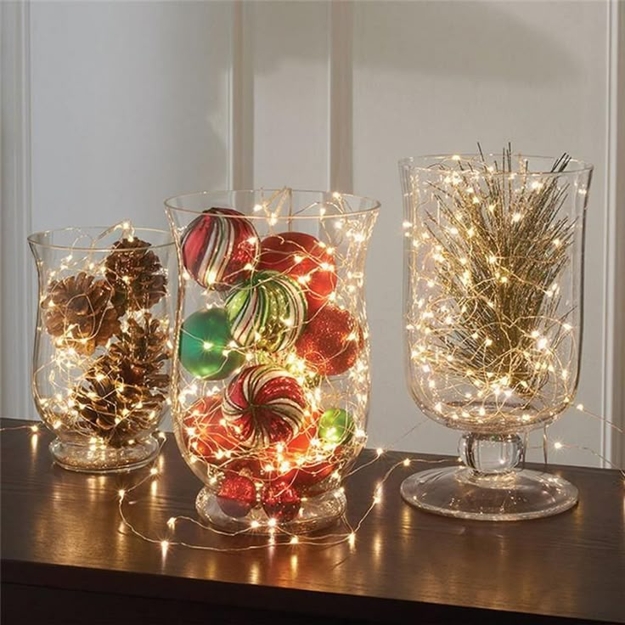 golden decorations winter holiday decorating themes