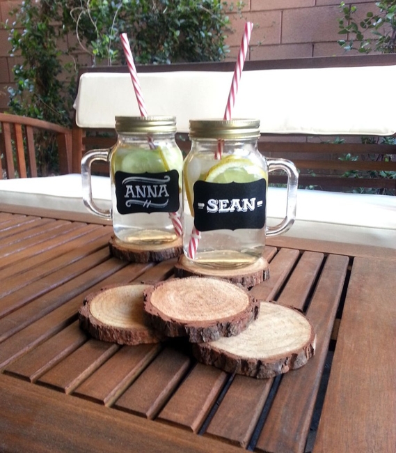 wooden accents table decorations centerpiece ideas