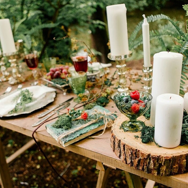 wooden accents table decorations centerpiece ideas