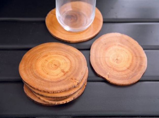 wooden coasters