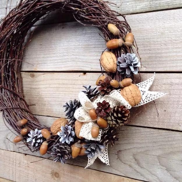 acorns crafts decorating ideas