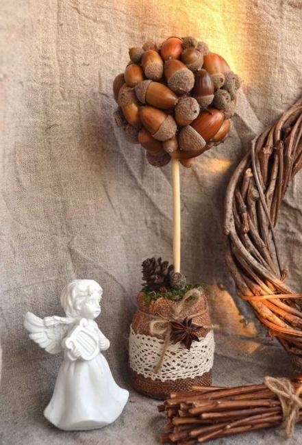 acorns crafts decorating ideas