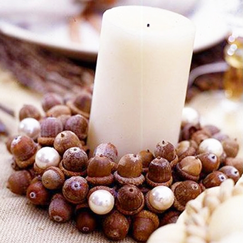 acorns crafts decorating ideas