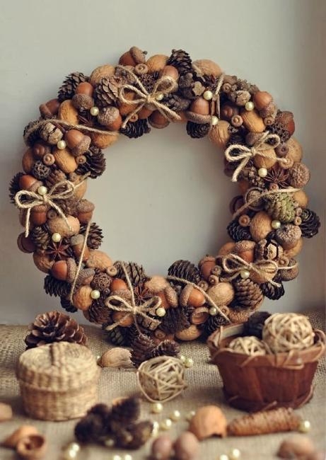 acorns crafts decorating ideas