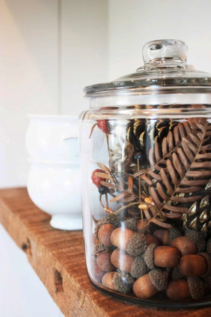 acorns crafts decorating ideas