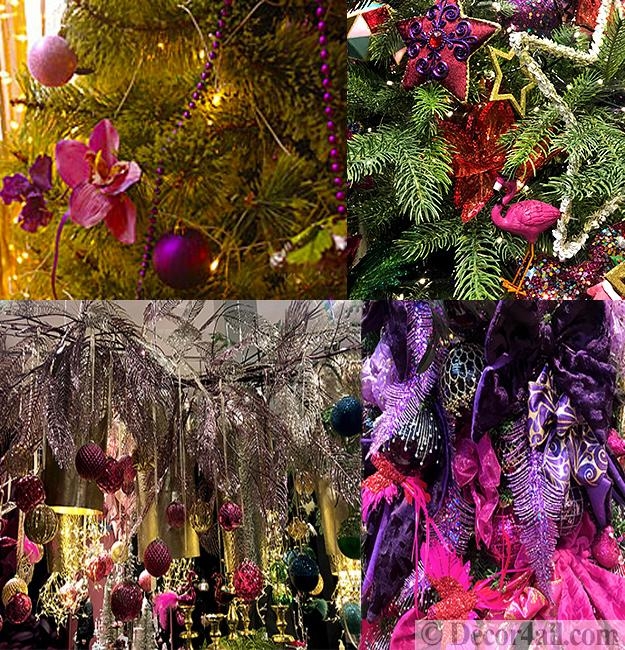 pink color winter holiday decor ideas