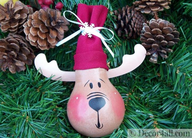 recycling bulbs christmas ornaments