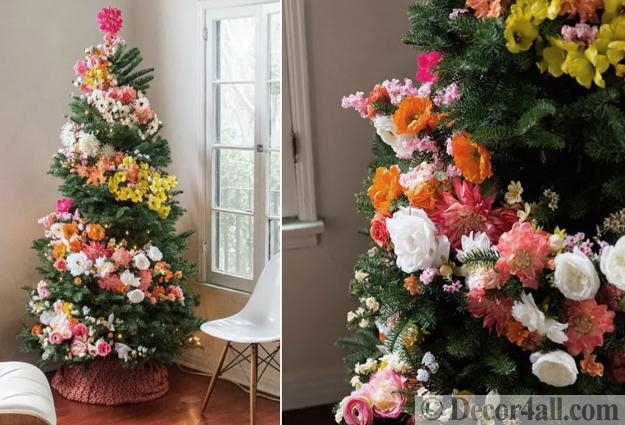 pink color winter holiday decor ideas