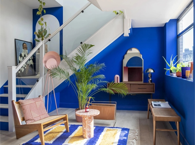 modern interior design decor blue color schemes