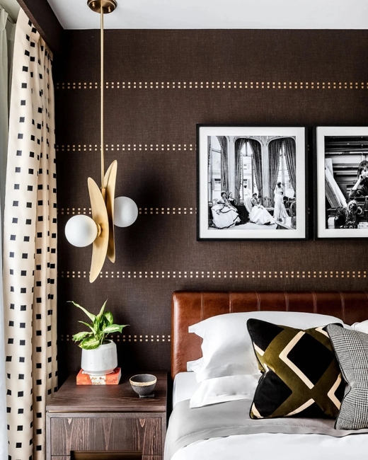 modern interior design brown colors