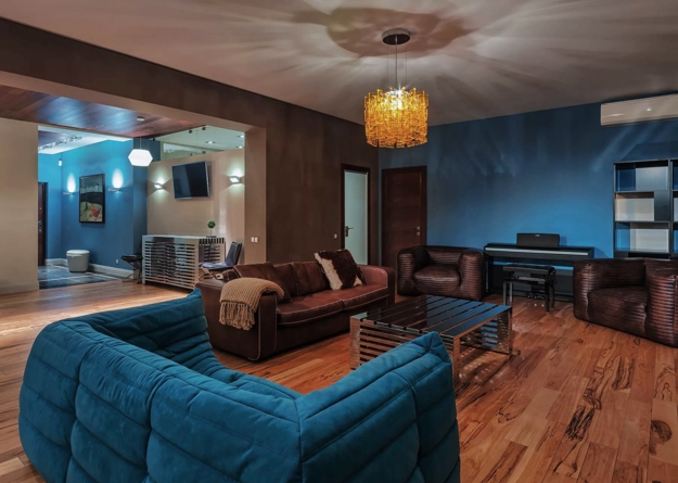 modern interior design brown colors