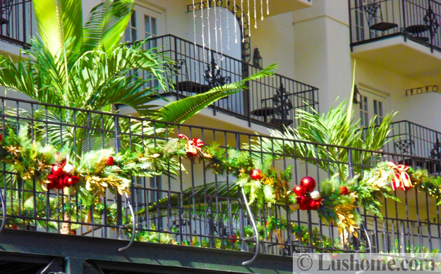 winter holiday decor glass roof indoor gardens outdoor lights