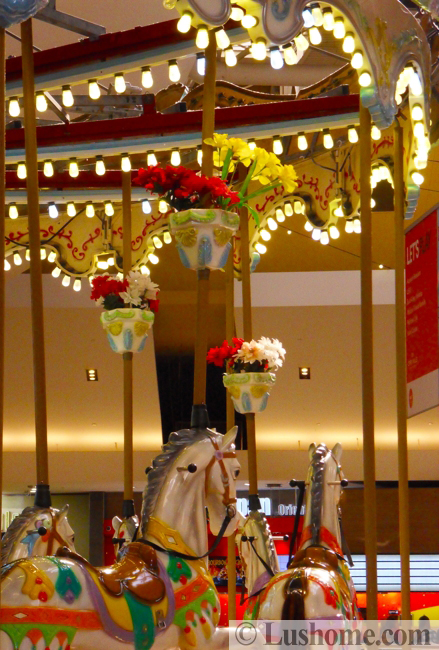 winter holiday decor glass roof indoor gardens outdoor lights