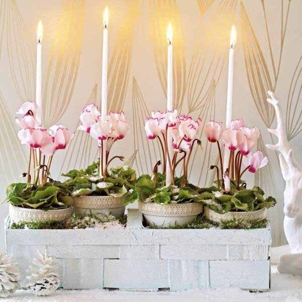 floral centerpieces christmas table decorations