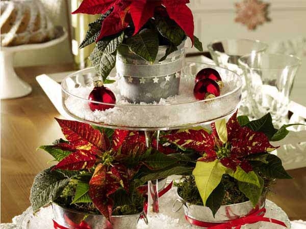 floral centerpieces christmas table decorations