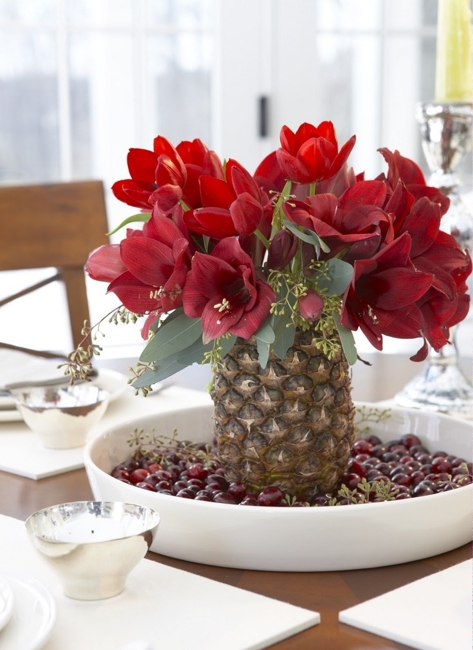 floral centerpieces christmas table decorations