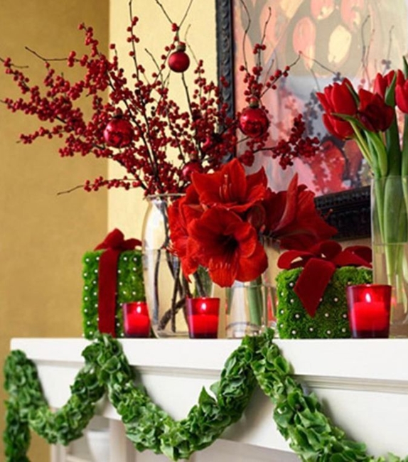 floral centerpieces christmas table decorations