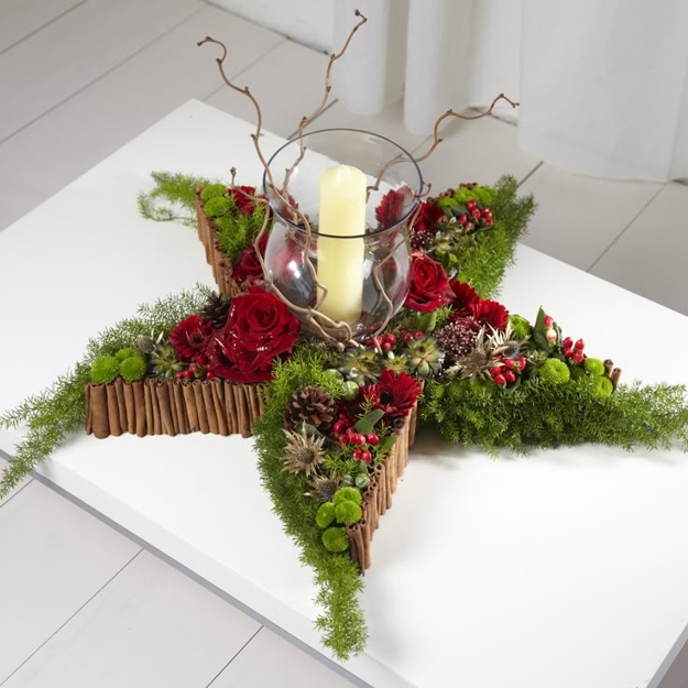 floral centerpieces christmas table decorations