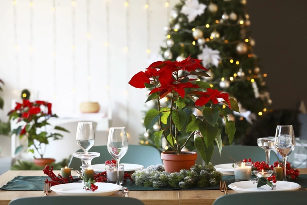 floral centerpieces christmas table decorations