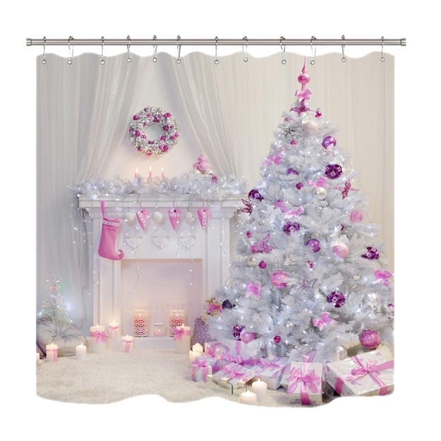 pink christmas colors home decorating ideas
