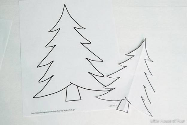how to make tabletop holiday tree
