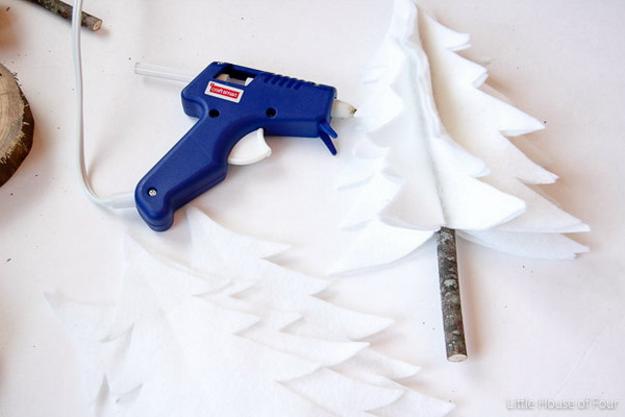 how to make tabletop holiday tree