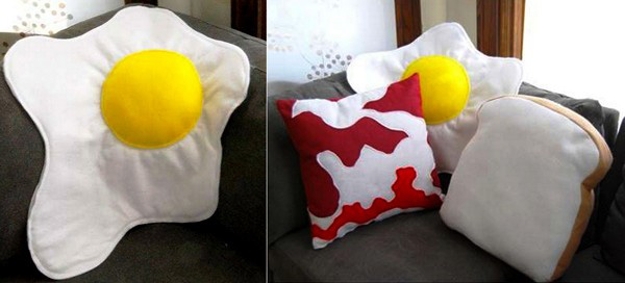 unique designer pillows food themed decor accessories
