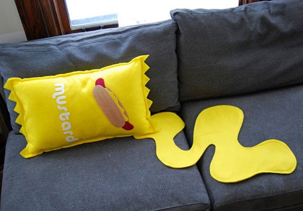 unique designer pillows food themed decor accessories