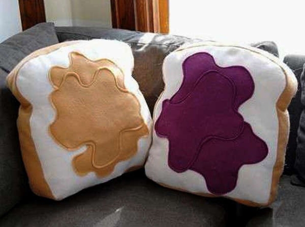 unique designer pillows food themed decor accessories