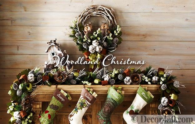 winter holiday decorations garland idea