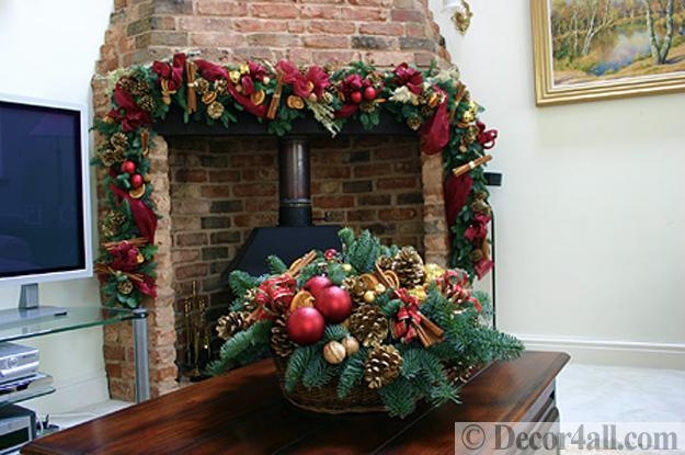 winter holiday decorations garland idea