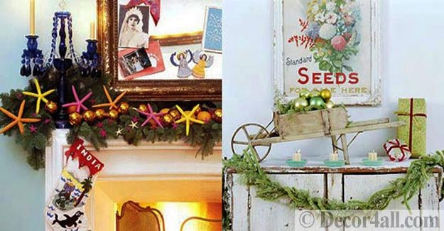 winter holiday decorations garland idea